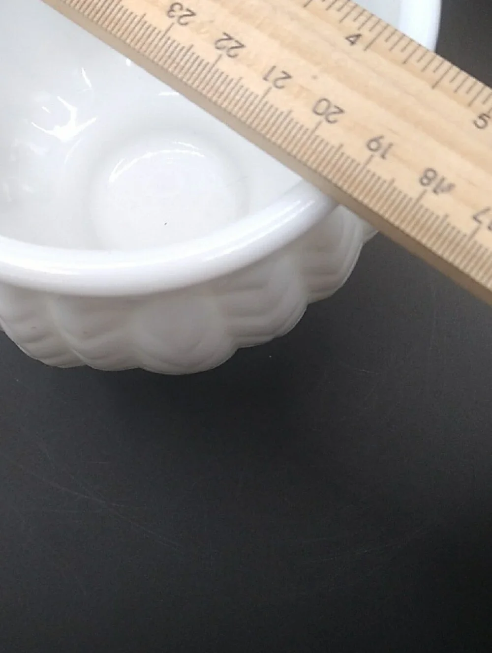 Vintage Randall Milk Glass Planter Vase (B8)
